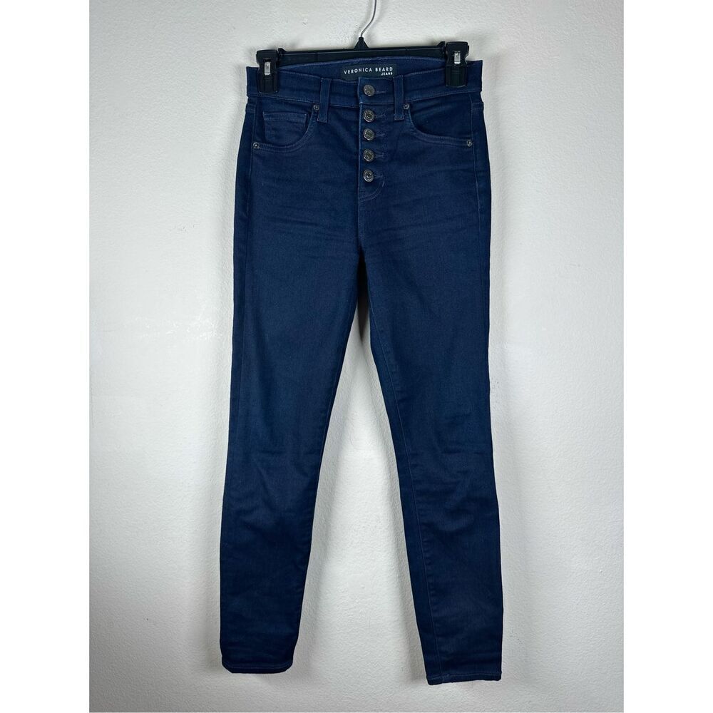 Veronica Beard Debbie Ankle Skinny High Rise Sz 25 - indigo